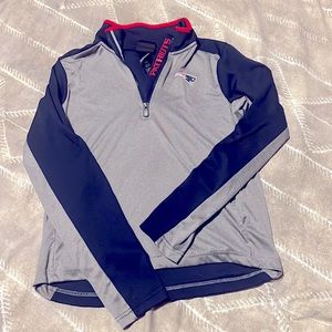 Kids patriots zip shirt